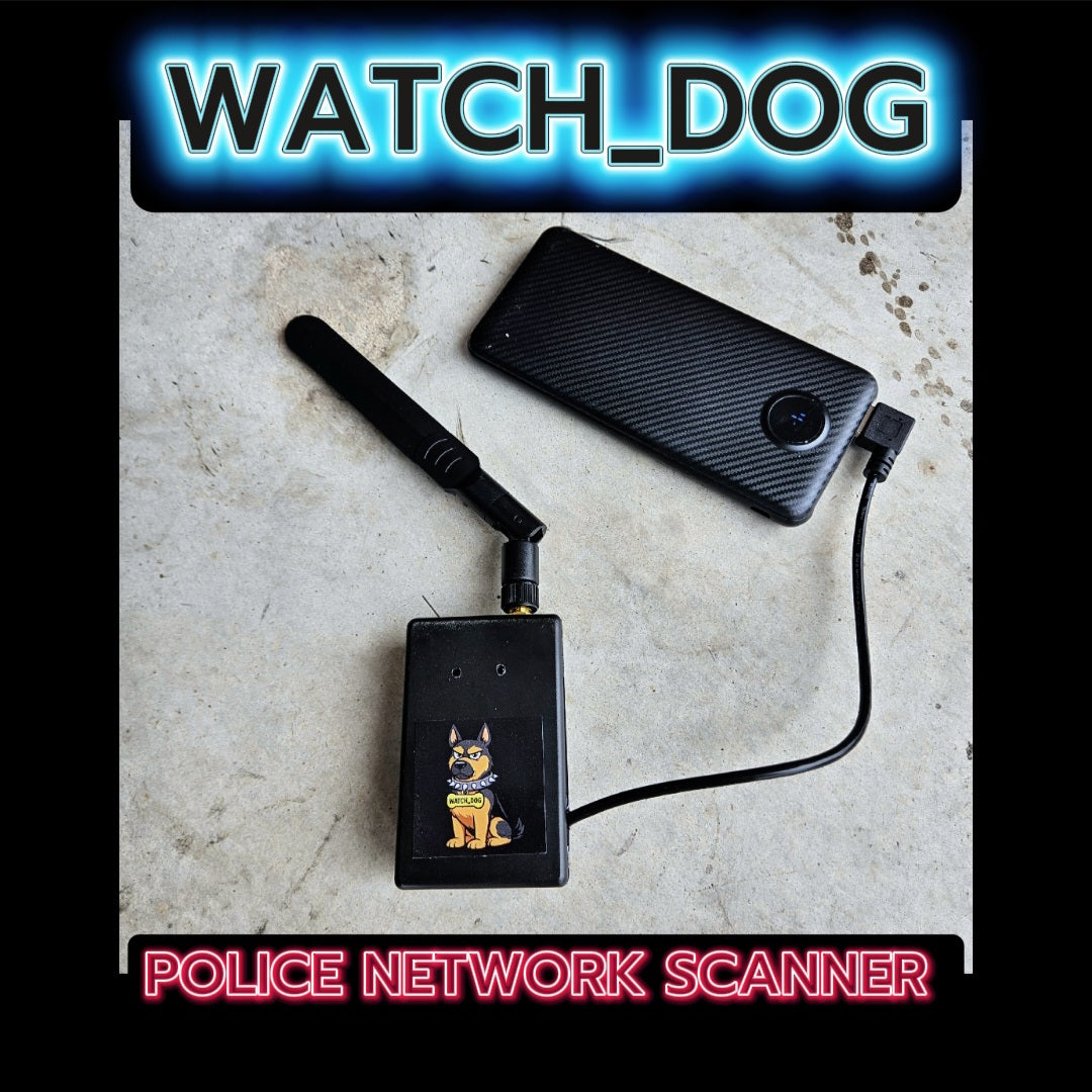 WATCH_DOG // POLICE + FLOCK SCANNER