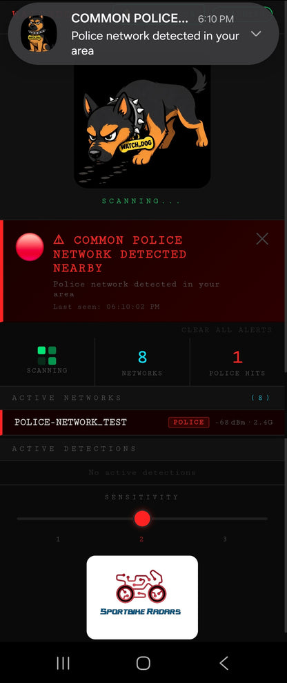 ANDROID // WATCH_DOG POLICE SCANNER APP