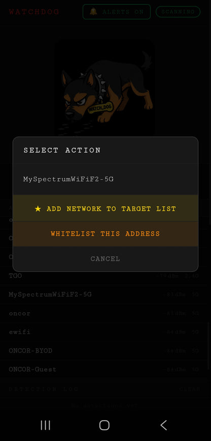 ANDROID // WATCH_DOG POLICE SCANNER APP