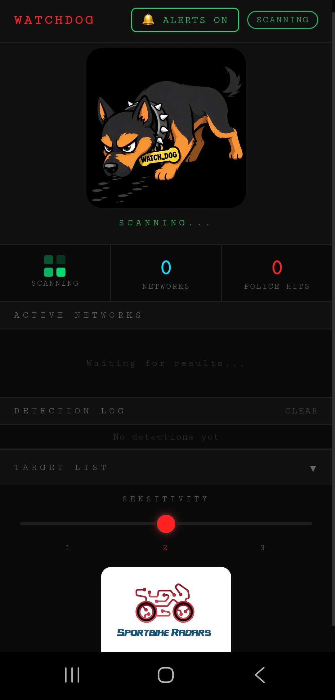 ANDROID // WATCH_DOG POLICE SCANNER APP